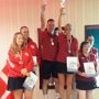 23.-25.08.2019 - 27. Internationalen  Polenturnier in SremGruppenfoto der Medaillen<br />Gold Tino Brinkmann / Kathrin Wegner – Bronze Regine Loewa / Rene Gutschmidt Auswahl Brandenburg - Foto Kathrin Wegner