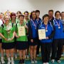 01.03.2020 - Landesliga Damen - Abschluss Meisterstaffel - in Neuruppin<br />Silber BBC 91 Neuruppin – Gold SpG Eberswalde – Bronze KSV Altdöbern 1992 – 4. SC Einheit Luckau. Foto Frank Pabst